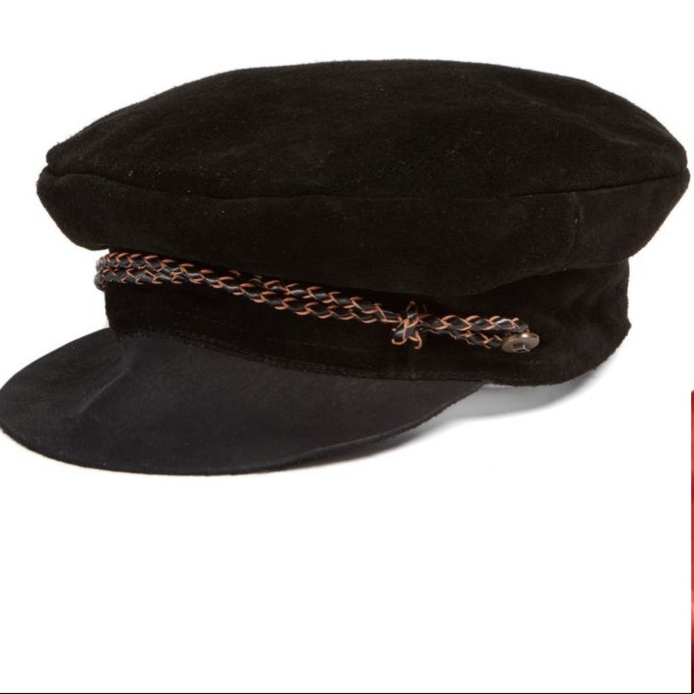 NWT! BRIXTON Kayla Cap Black Vintage Cap Size Medium